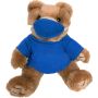8 Inch Royal Blue Scrub Bear