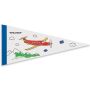 8 Inch X 18 Inch Color-Me Pennant With 1 Inch Sewn Strip