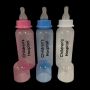 8 Oz BPA Free Tinted Baby Bottle W/ Matching Lid