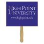 Rectangle Rally Hand Sign W/ 12 Inch Wooden Stick