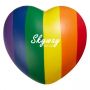 B.free Rainbow Pride Heart Shape Stress Ball 
