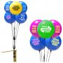 Balloonbobber Cluster Pole Kit W/ Banded Brackets
