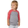 Bella Canvas Toddler Three-Quarter Sleeve Baseball Tee