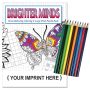 Brighter Minds Stress Relieving Coloring & Puzzle Book Set