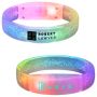 Color Change Bangle Bracelet, Light Bubbles