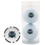 Colored 2-Ball, 1-Poker Chip Par Pack
