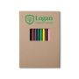 Colored Pencil and Notepad Set 5.75 Inch X 8.25 Inch