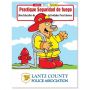 Coloring Book: Practice Fire Safety (spanish)