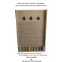 Custom Bottle Cap Plinko Game - 3 Ft Mountable Beer Opener
