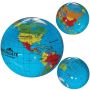 Custom Inflatable Global Beach Ball- 14 Inch