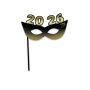 Custom Printed Year Dated Stick Masks W/ 10 Inch Black Dowel