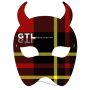 Devil Mask W/Elastic Full Color
