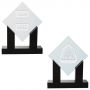 Diamond Jade Award With Black Base
