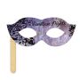 Digital Print Venetian Mask On A Stick