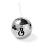 Disco Ball Tumbler With Straw