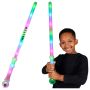 Electric Glow LED Staff Space Swords