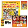 Family Fire Escape Plan Grades 3-4 Value Kit