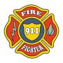 Firefighter Patch Temporary Tattoo