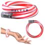 Flashing Christmas Candy Cane Bracelets