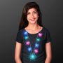 Flashing Jumbo Snowflake String Lights Necklace