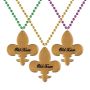 Fleur-De-Lis Medallion Beads