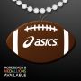 Football Shape Medallion With Beaded Necklace