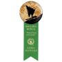 Full Color Button & Host Stamped Ribbon 3 Inch W/2 Inch X 6 Inch Ribbon