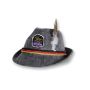German Alpine Hat W/ Custom Printed Faux Leather Icon