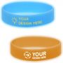 Glow In The Dark 1 Inch  Inch Silicone Wristbands
