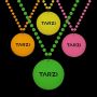 Glow In The Dark Medallion Beads