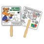 Good Nutrition Coloring Hand Fans