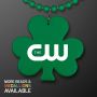 Green Shamrock Medallions Non Light Up