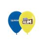 Helium Balloon Latex Imprinted 1 Side 3 Colors - Crystal