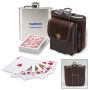 Hip Flask And Playing Cards Set