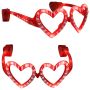 Holiday Hearts Light Up Candy Cane Glasses