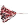 Imprinted All-Metallic Pom With 10 Inch Straw Handle