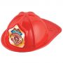Junior Volunteer Firefighter Hat With Eagle Design - Red