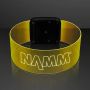 Laser Engraved - Cosmic Yellow LED Magnetic Clasp Bracelets