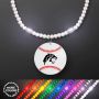 LED Bead Necklace With Baseball Medallion