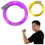 LED Flash Tube Bracelets - Assorted Purple, Green, Gold