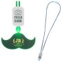 LED Lanyard With Acrylic Mustache Pendant