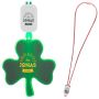 LED Neon Lanyard With Acrylic Shamrock Pendant