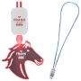 LED Neon Lanyards With Acrylic Horse Pendant