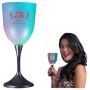 LED Wine Glass With Classy Black Base