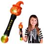 LED Witchy Pumpkin Wand With Sound & Lights