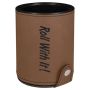 Light Brown Laserable Leatherette Cup With 5 Dice
