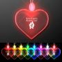Light Up Acrylic Heart Necklace