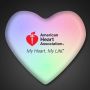 Light Up Aurora Heart Color Changing LED PIN