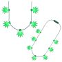 Light Up Cannabis Party Necklace, 7 Leaves