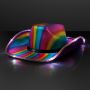 Light Up Cowboy Shiny Rainbow Hat W/ Black Band